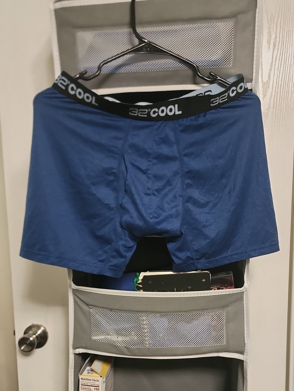 32°COOL Men’s Blue Performance Boxer Briefs